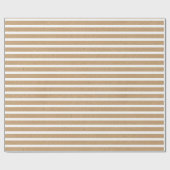 Elegantes, schlichtes Weiß auf Imitaten Rustikale  Geschenkpapier (Flach)