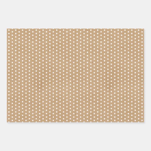 Elegantes, schlichtes Weiß auf Imitaten Rustikale Geschenkpapier Set (Vorderseite 3)