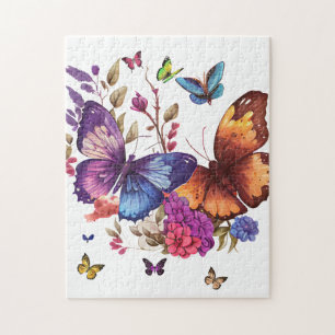 Elegantes Schmetterling-Puzzle Puzzle
