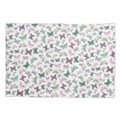 Elegantes Schmetterlingsmuster Kissenbezug (Rückseite)