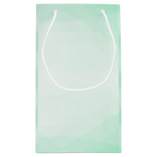 Elegantes, schminkfarbenes, kreatives, modernes Te Kleine Geschenktüte (Rückseite)