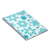 Elegantes Schneeflockendesign – Winterfeiertag Notizblock (Rechte Seite)