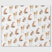 Elegantes Schneewinterpapier Geschenkpapier (Flach)