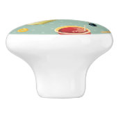 Elegantes Schnellimbiss-Muster Keramikknauf (Seitenansicht)