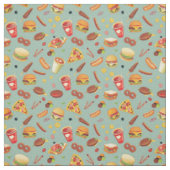 Elegantes Schnellimbiss-Muster Stoff (Muster)