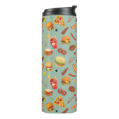 Elegantes Schnellimbiss-Muster Thermosbecher (Nach links gedreht)