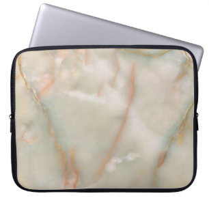 elegantes, schönes Marmor Laptopschutzhülle