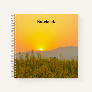 Elegantes Schönes Natur Notizbuch