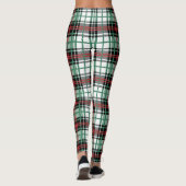 Elegantes schottisches Kulturerbe Kariert Tartan M Leggings (Rückseite)