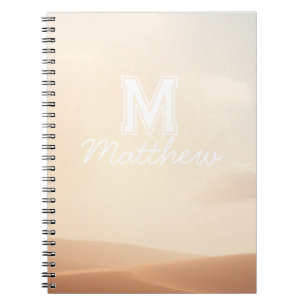 Elegantes Schriftname Notizbuch Notizblock