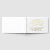 Elegantes Schriftzeichen Gästebuch (Voll)