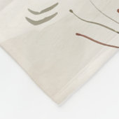 Elegantes Schwanenmuster Fleecedecke (Ecke)