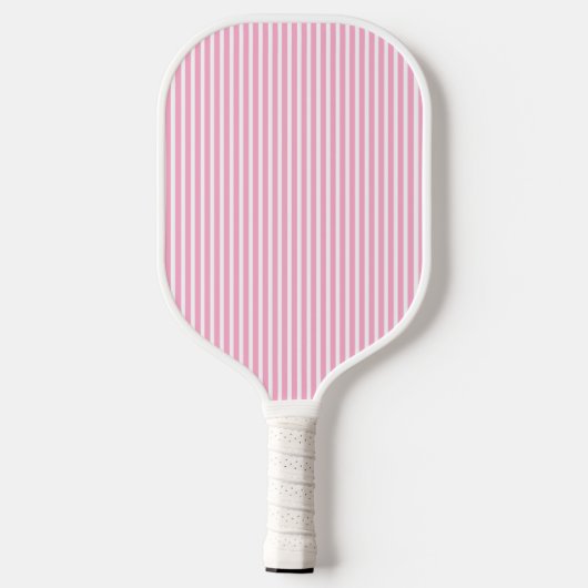 Elegantes, schwarz gestreiftes Monogramm-Picklebal Pickleball Schläger (Rückseite)