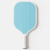 Elegantes, schwarz gestreiftes Monogramm-Picklebal Pickleball Schläger (Rückseite)
