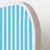 Elegantes, schwarz gestreiftes Monogramm-Picklebal Pickleball Schläger (Linke Seite)