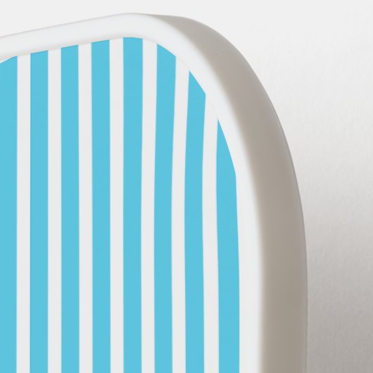 Elegantes, schwarz gestreiftes Monogramm-Picklebal Pickleball Schläger (Linke Seite)