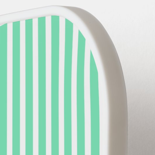 Elegantes, schwarz gestreiftes Monogramm-Picklebal Pickleball Schläger (Linke Seite)