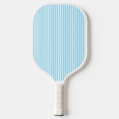 Elegantes, schwarz gestreiftes Monogramm-Picklebal Pickleball Schläger (Rückseite)