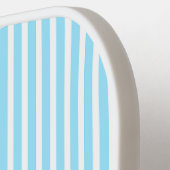 Elegantes, schwarz gestreiftes Monogramm-Picklebal Pickleball Schläger (Linke Seite)