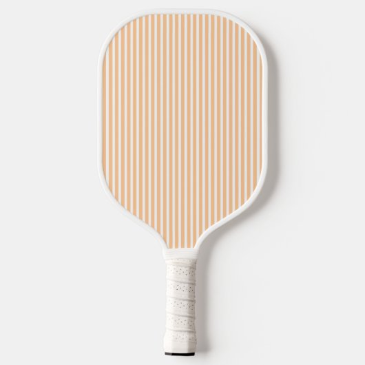 Elegantes, schwarz gestreiftes Monogramm-Picklebal Pickleball Schläger (Rückseite)