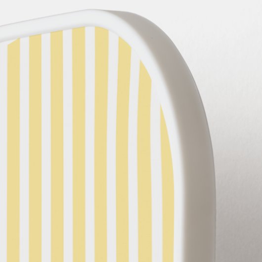 Elegantes, schwarz gestreiftes Monogramm-Picklebal Pickleball Schläger (Linke Seite)