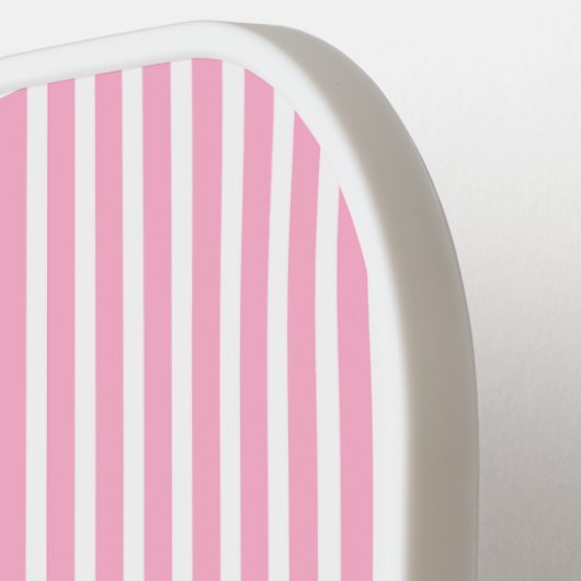 Elegantes, schwarz gestreiftes Monogramm-Picklebal Pickleball Schläger (Linke Seite)