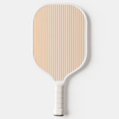 Elegantes, schwarz gestreiftes Monogramm-Picklebal Pickleball Schläger (Rückseite)