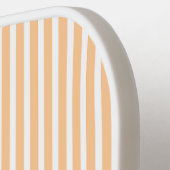 Elegantes, schwarz gestreiftes Monogramm-Picklebal Pickleball Schläger (Linke Seite)