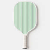Elegantes, schwarz gestreiftes Monogramm-Picklebal Pickleball Schläger (Rückseite)