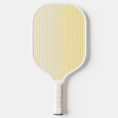 Elegantes, schwarz gestreiftes Monogramm-Picklebal Pickleball Schläger (Rückseite)