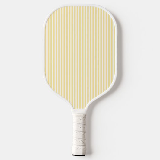Elegantes, schwarz gestreiftes Monogramm-Picklebal Pickleball Schläger (Rückseite)