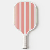Elegantes, schwarz gestreiftes Monogramm-Picklebal Pickleball Schläger (Rückseite)
