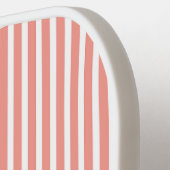 Elegantes, schwarz gestreiftes Monogramm-Picklebal Pickleball Schläger (Linke Seite)