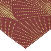 Elegantes Schwarz & Gold Art-Deko-Muster Tischdecke (Schrägansicht)