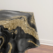 Elegantes Schwarz-Gold-Glitzer-Muster