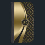 Elegantes Schwarz & Gold Modernes geometrisches Mu Geldbeutel Hülle Für Das Samsung Galaxy S4<br><div class="desc">Schwarz/Gold und Schwarz moderne geometrische Muster und dynamische moderne Linien Design. Benutzerdefiniertes und optionales Monogramm Verschiedene Variationen dieses Designs, mit unterschiedlichen Positionen der Elemente und verschiedenen Farbkombinationen. Nicht Glitzer oder metallische Oberfläche, sondern digitaler Bildeffekt. Wenn Sie Hilfe beim Anpassen, Ändern von Farben oder anderen Designs benötigen, kontaktieren Sie ArtOnWear Designer.Kostenlose...</div>