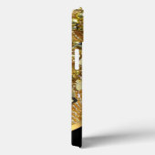 Elegantes Schwarz-Gold-personalisiert Case-Mate iPhone Hülle (Rückseite / Rechts)