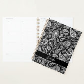 Elegantes Schwarz Paisley Planer (Anzeige)