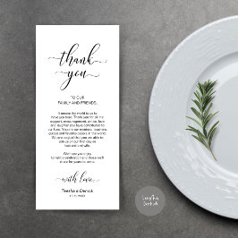 Elegantes Schwarz, Platzieren Einstellung Dankesch Programm