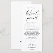 Elegantes Schwarz, Platzieren Einstellung Dankesch Programm (Vorne/Hinten)