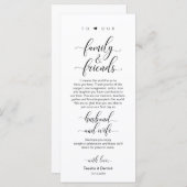 Elegantes Schwarz, Platzieren Einstellung Dankesch Programm (Vorne/Hinten)