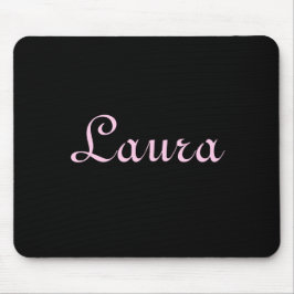Elegantes Schwarz-Rosa-Mousepad Mousepad