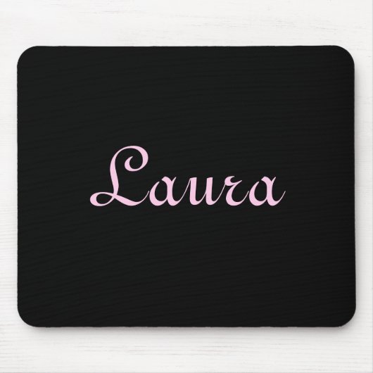 Elegantes Schwarz-Rosa-Mousepad Mousepad (Vorne)