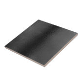 Elegantes Schwarz Textured Modern Matte Glossy Fliese (Seite)