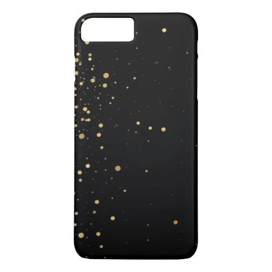 Elegantes Schwarz und Gold Case-Mate iPhone Hülle (Rückseite)