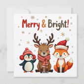 Elegantes Schwarz und Gold Frohe Weihnachten und N (Rückseite)