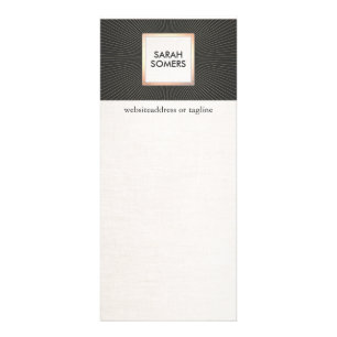 Elegantes Schwarz und Gold Stilvoll Modernes Vinta Werbekarte