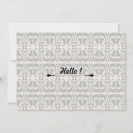 Elegantes Schwarz und Weiß-2 Einladung