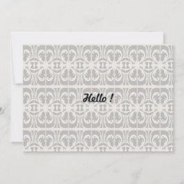 Elegantes Schwarz und Weiß Einladung