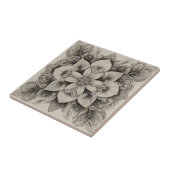 Elegantes Schwarz & Weiß Fliese (Seite)